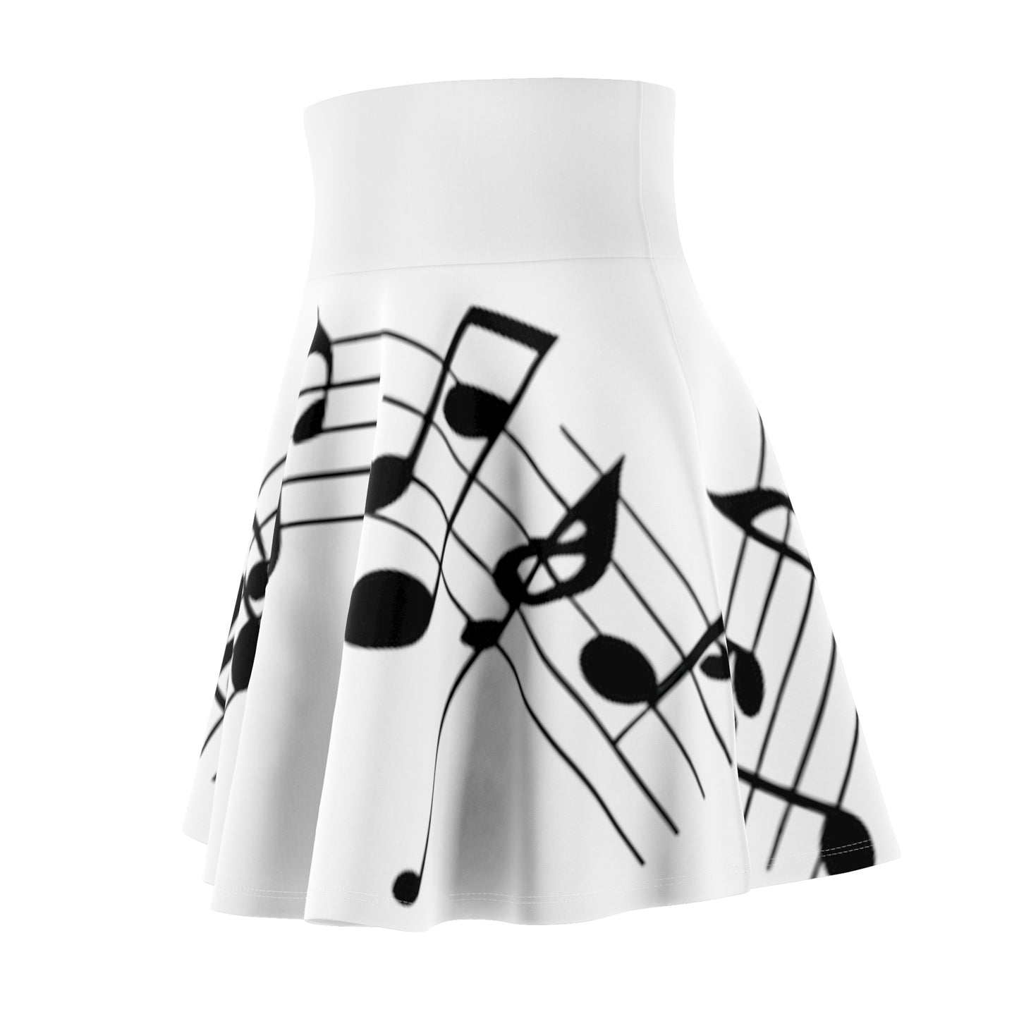 Women's Skater Skirt Music Notes (AOP)