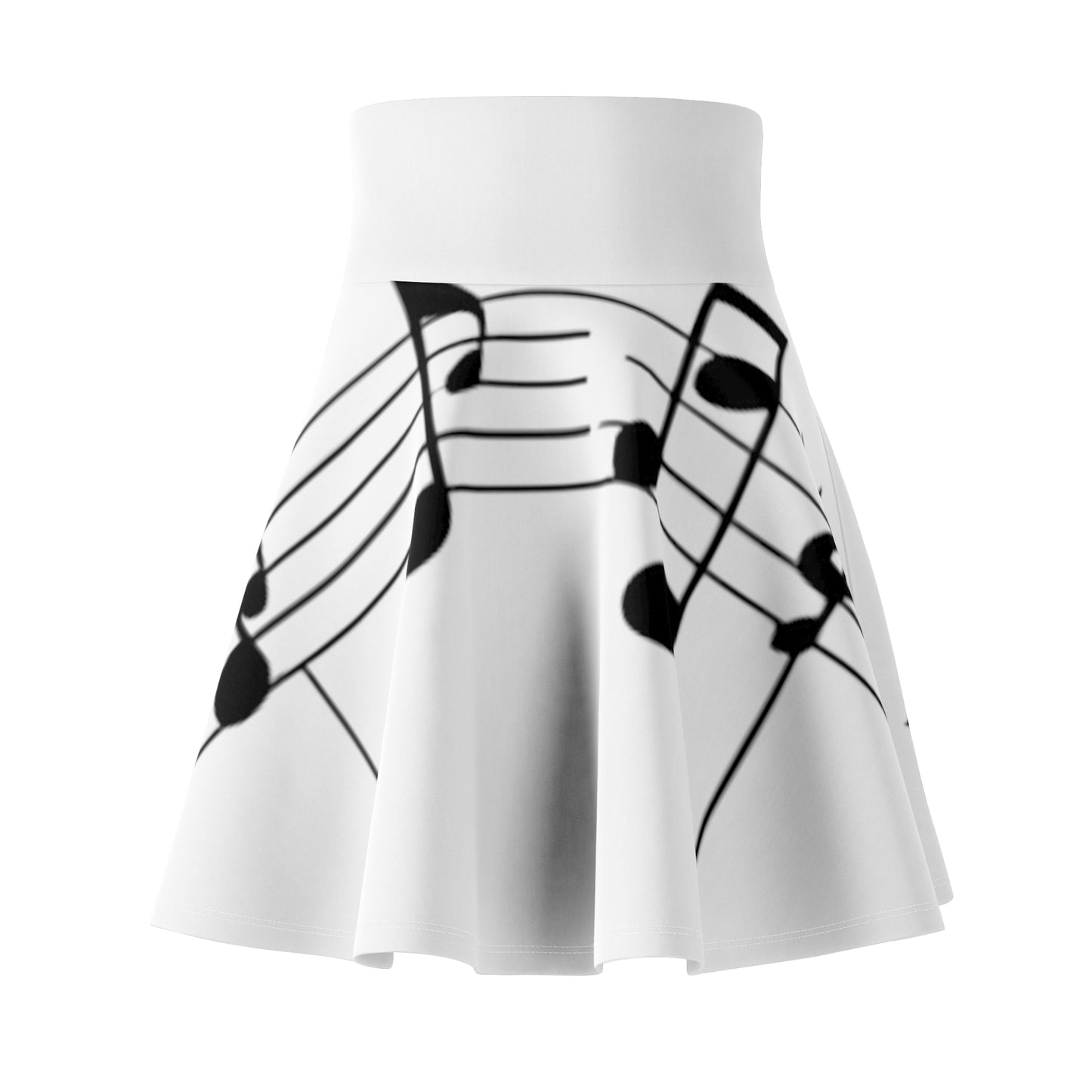 Women's Skater Skirt Music Notes (AOP)