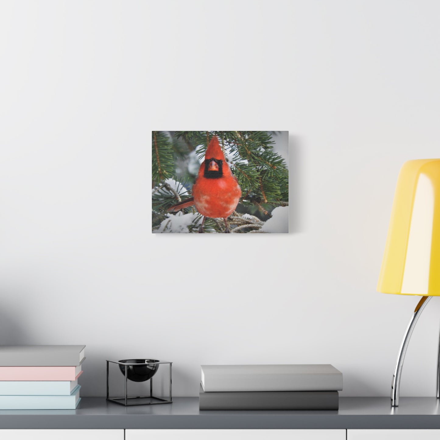 Cardinal Winter Picture, Matte Canvas Print