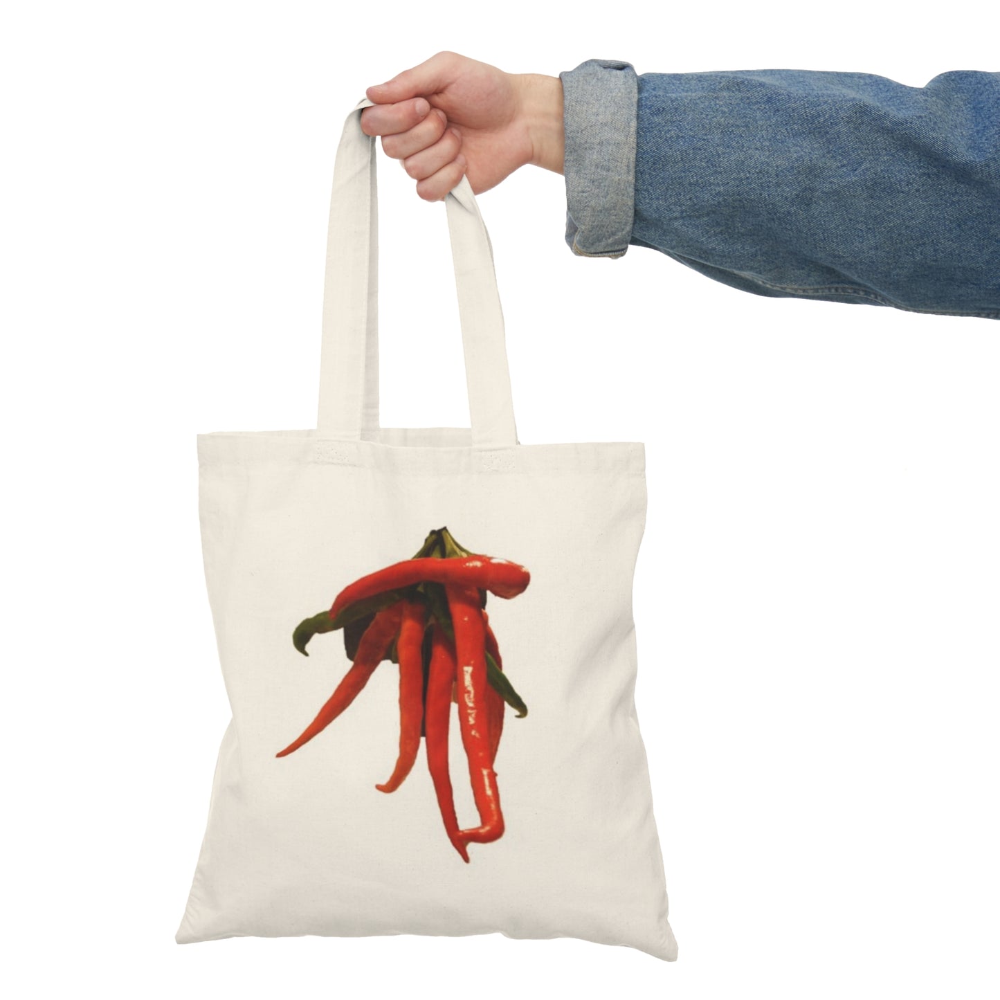 Chili Pepper/Sunflower Tote Bag 100% Organic Cotton