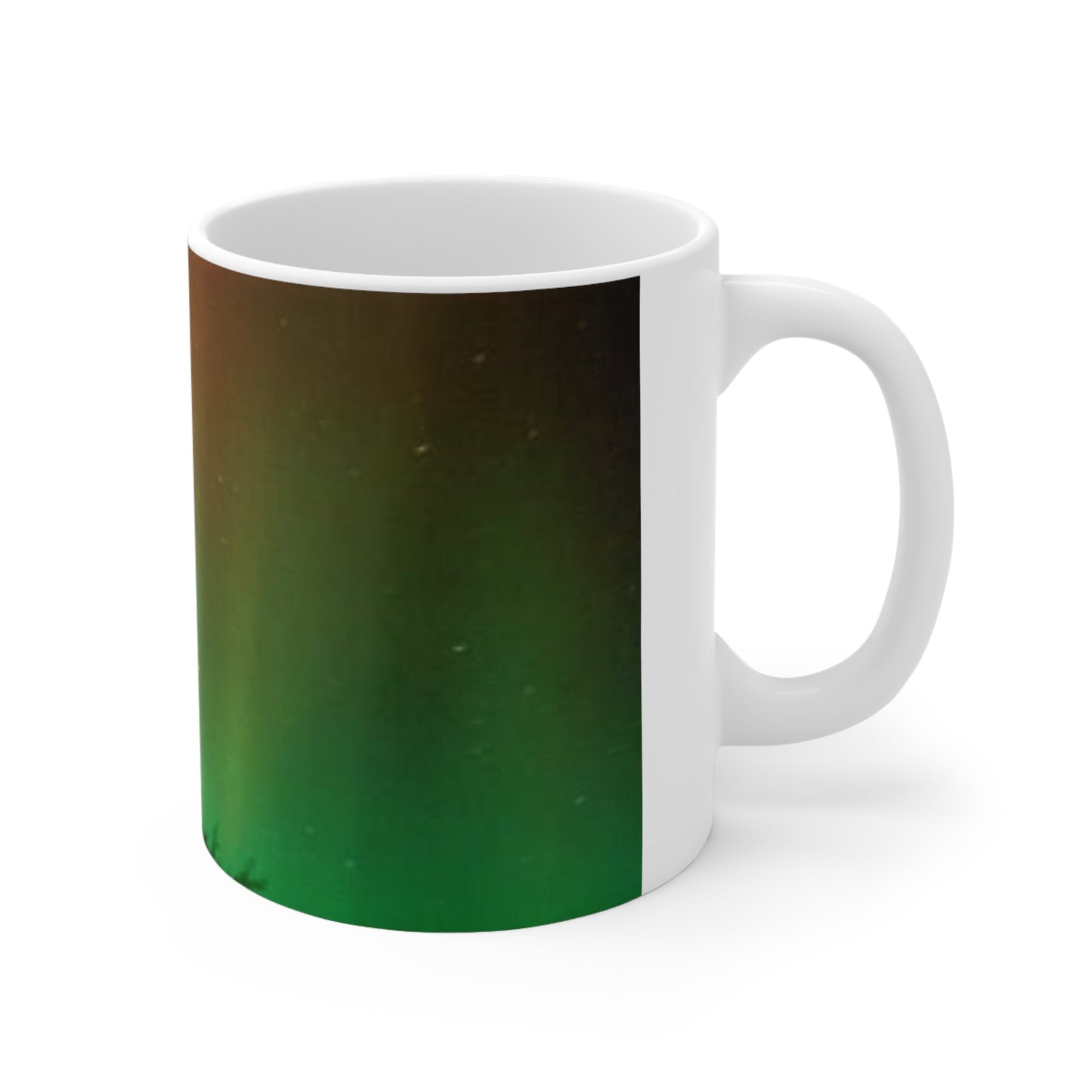 Northern Lights, Aurora Borealis Ceramic Mug 11oz